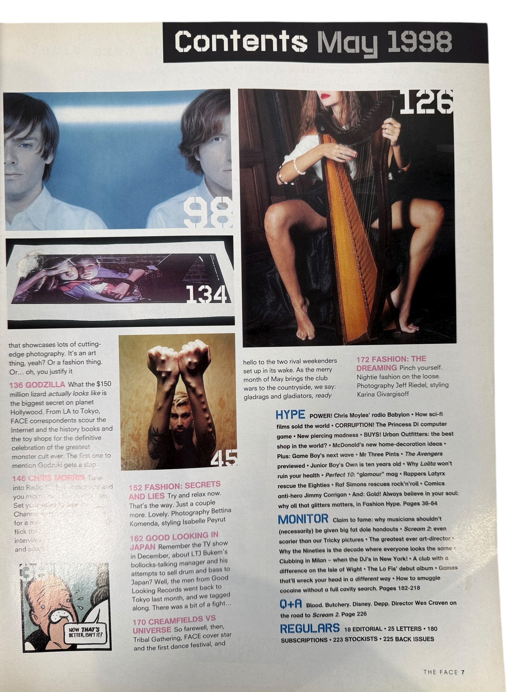Iconic 1998 The Face issue featuring Air and “Paris Is Burning” 20-page special. A landmark in 90s French electronic and UK style culture