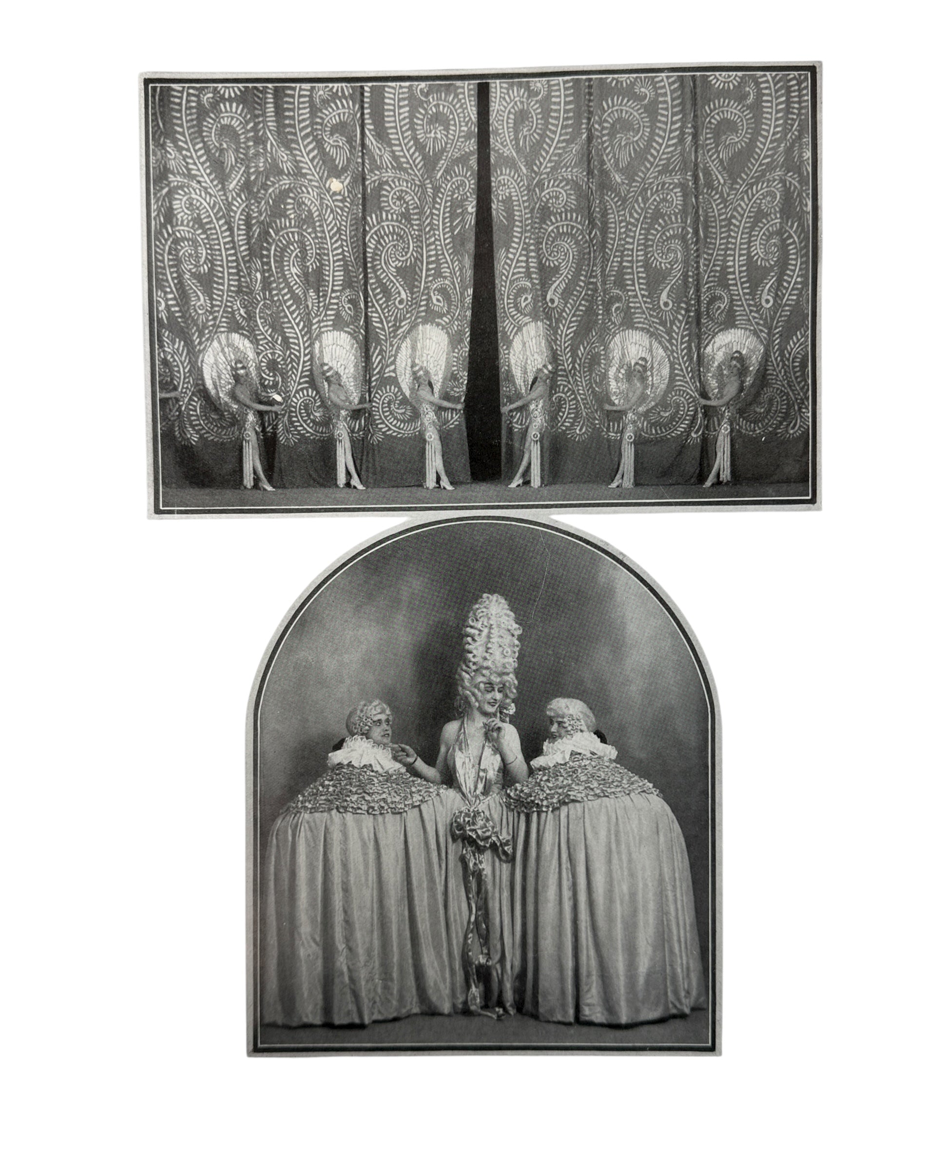 Vintage 1923 Folies-Bergère souvenir album by Paris Art Éditions. Rare Art Deco photos of Paris Music Hall dancers by Waléry.