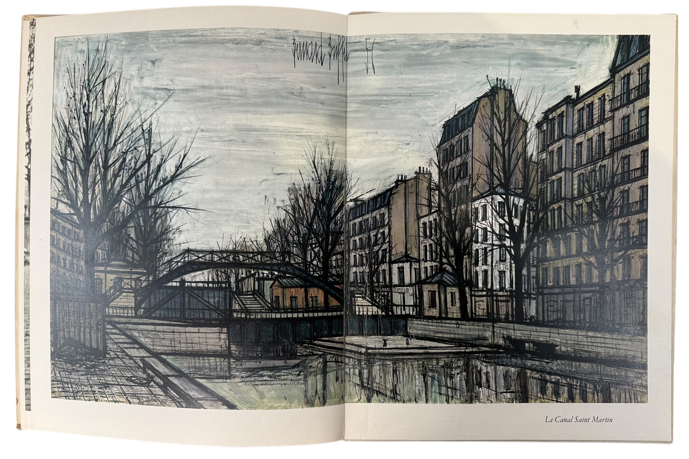 Vintage 1960 Bernard Buffet Art et Style monograph with plates and text by Bergé. Good condition. French art book collectible. Ships from Canada.