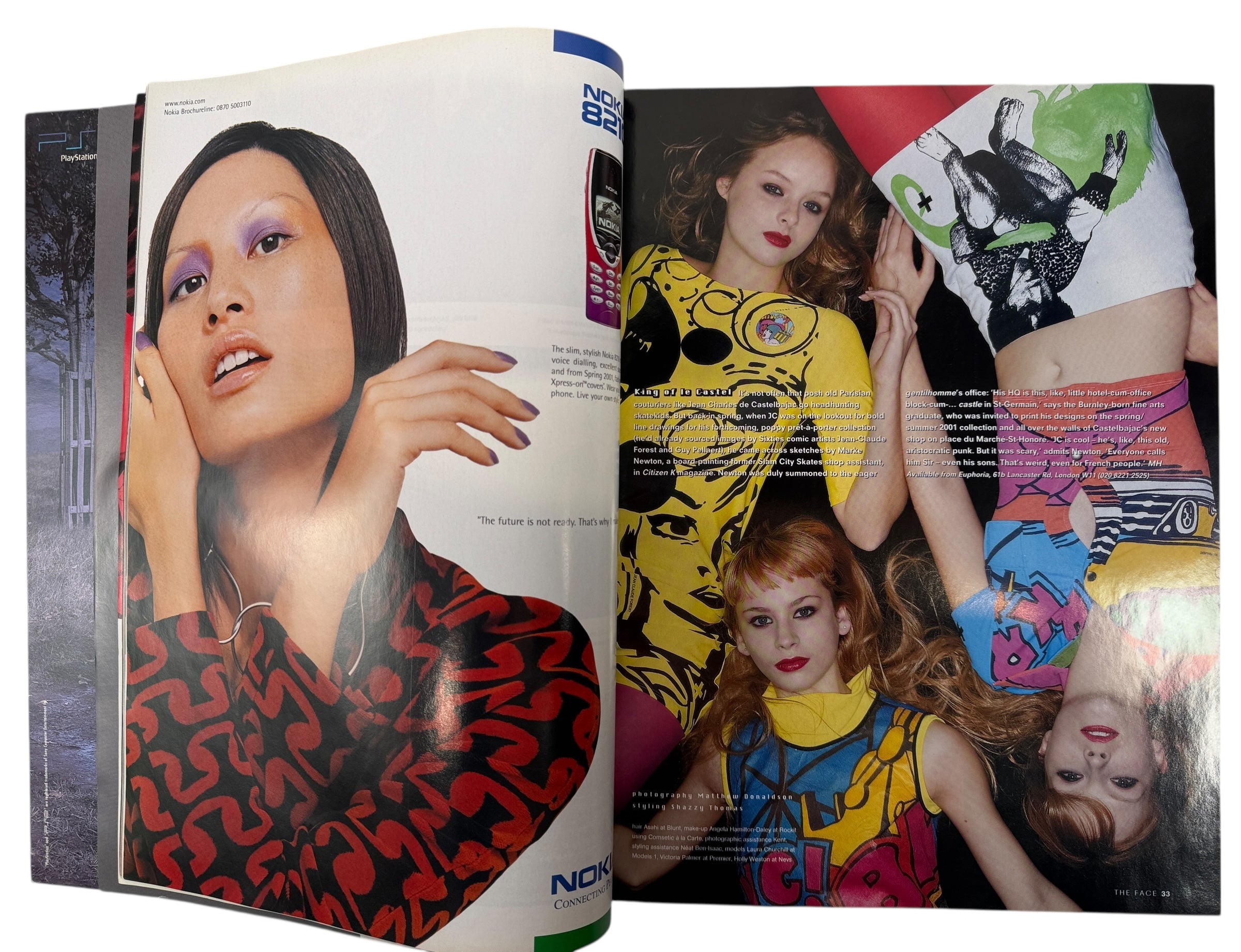 The Face January 2001 featuring Destiny’s Child. Iconic Y2K British style magazine with music, fashion, and pop culture highlights. Complete issue.