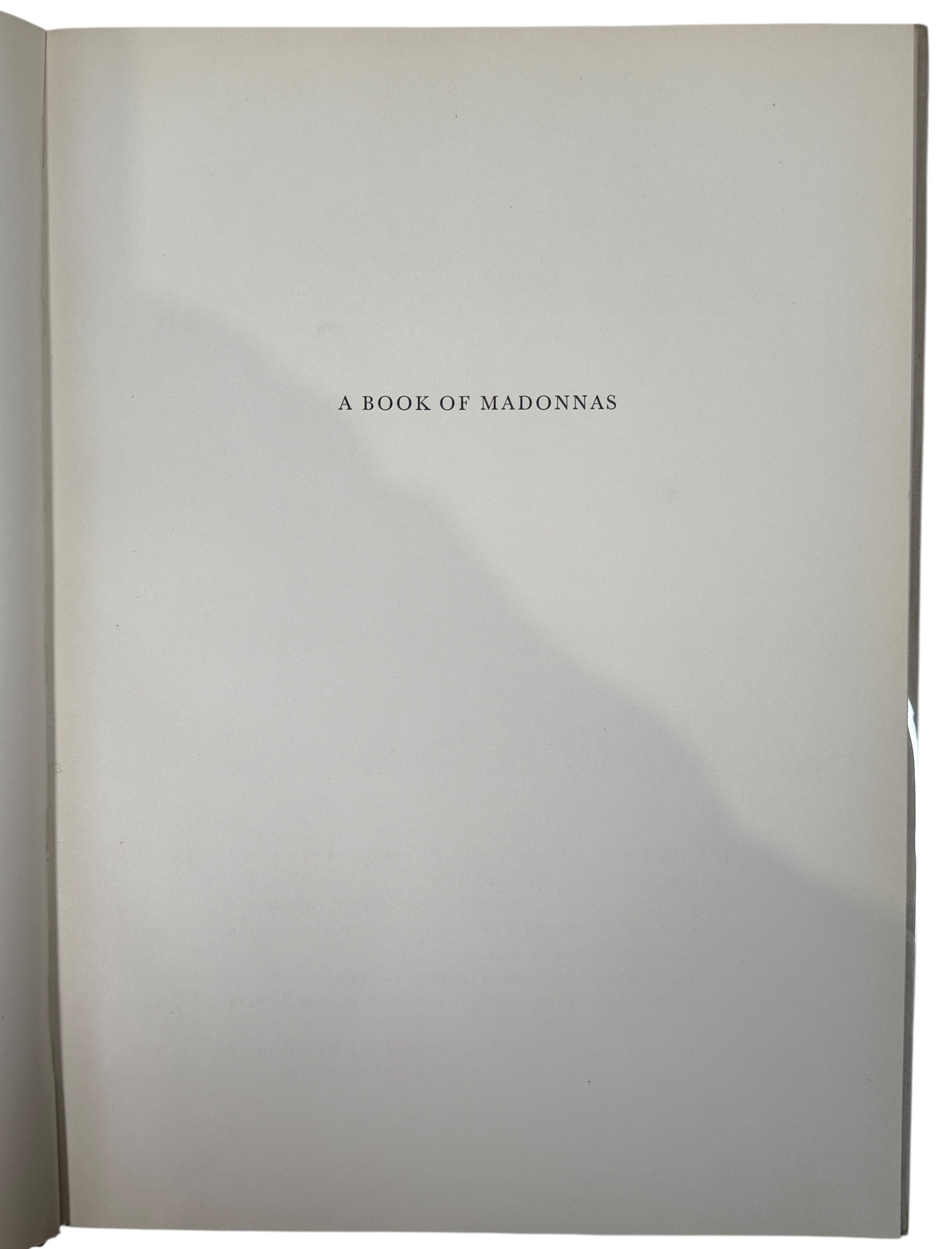 Vintage Artia Prague Book A Book of Madonnas Gothic Sculpture