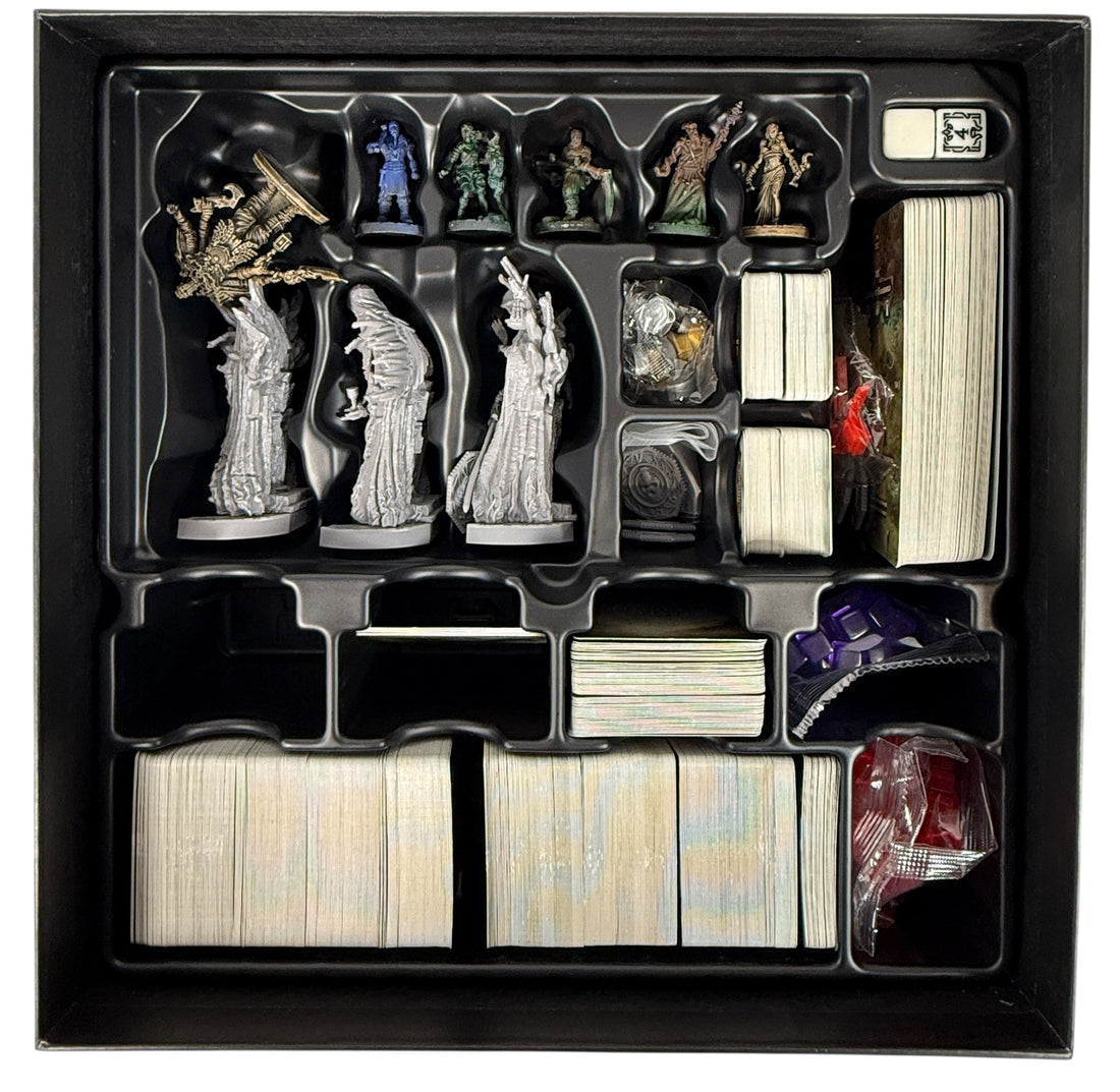 Story-rich fantasy board game Tainted Grail The Fall of Avalon. Complete core set with minis, cards, and journal. Epic campaign adventure.