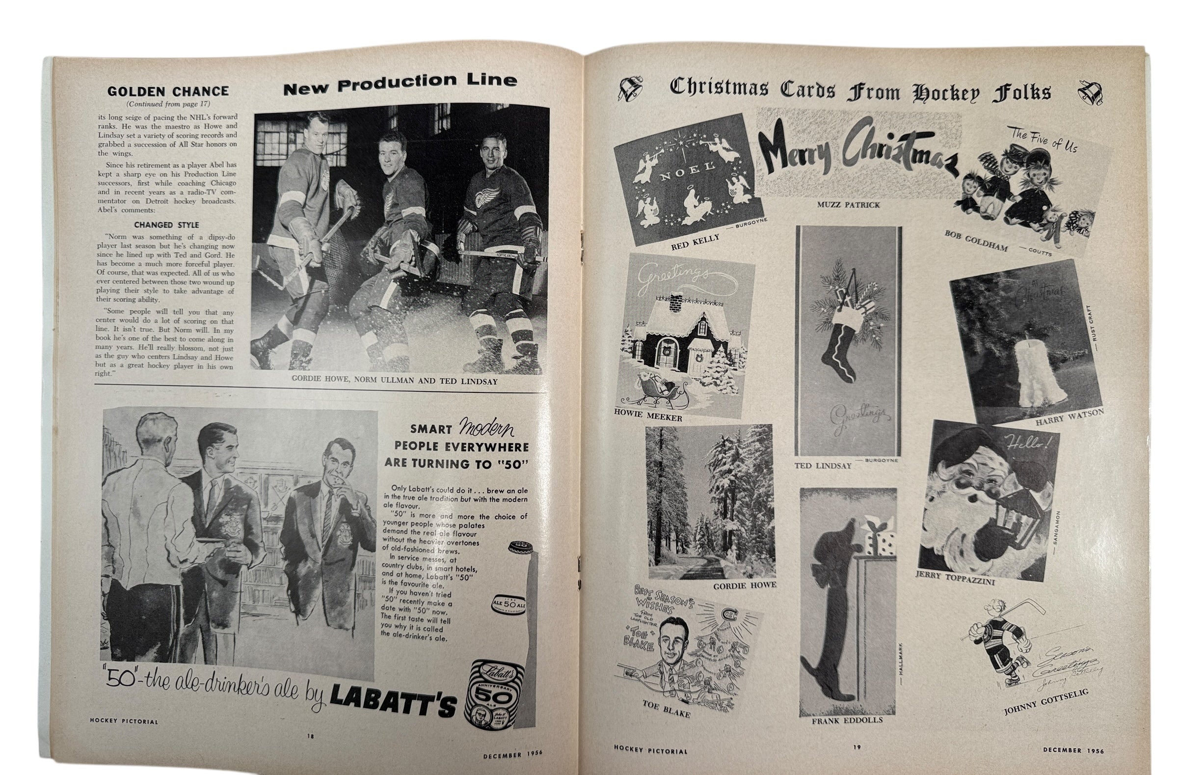 Collectible, 1956 Hockey Pictorial – Jean Béliveau Canadiens Cover