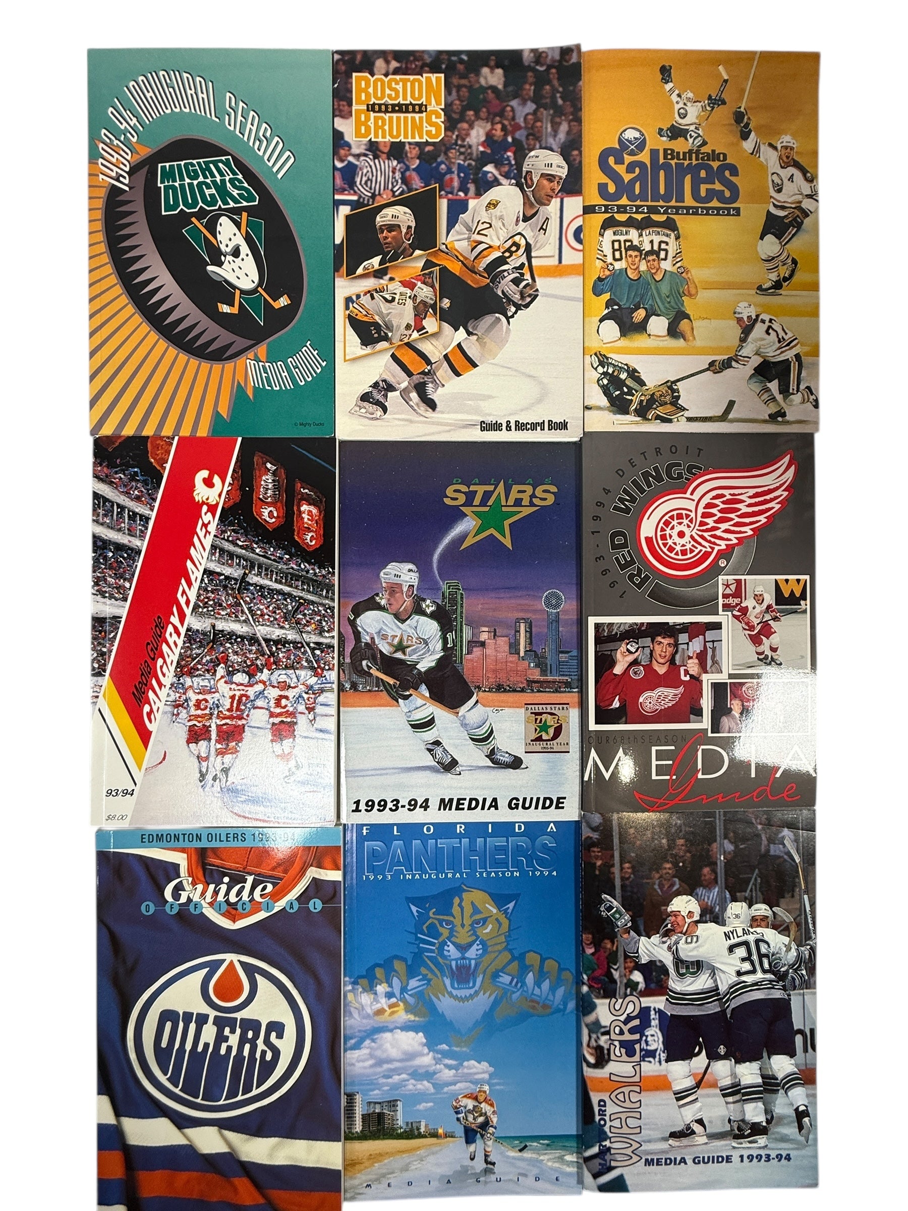 1993/94 NHL Media Guide Set – Complete Box with All Teams