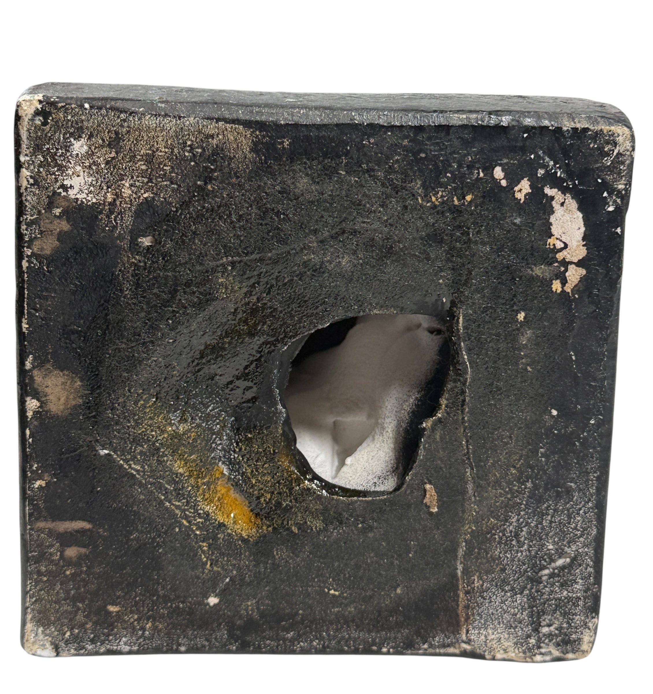 Austin Productions Inc. 1968 Modernist Abstract Sculpture – Black Resin Figure