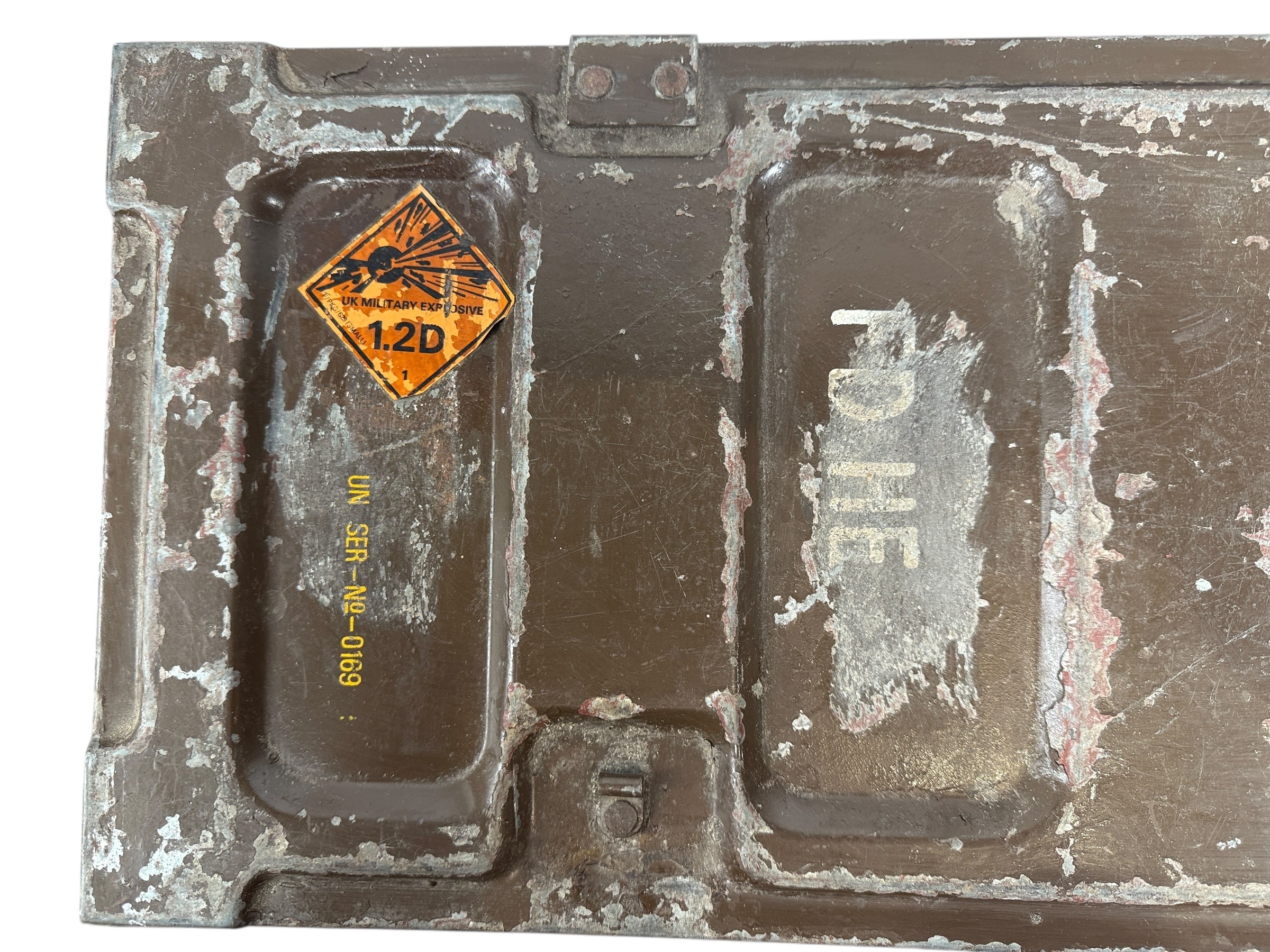 Vintage British Military Ammo Box – 105mm L31A3 Shell Case – 1970s