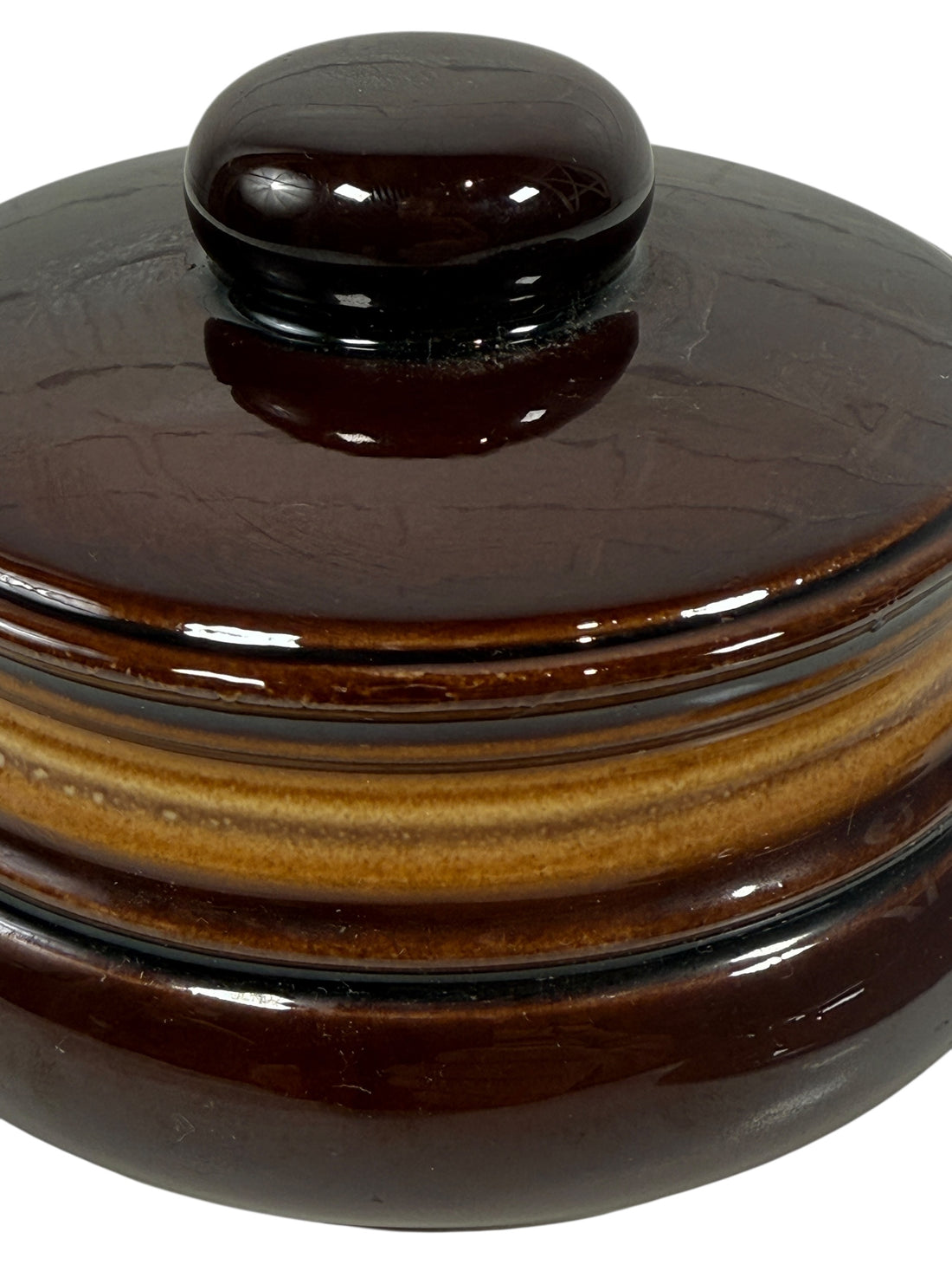 Vintage Beauceware 2074 Brown Drip Covered Dish – Made in Canada