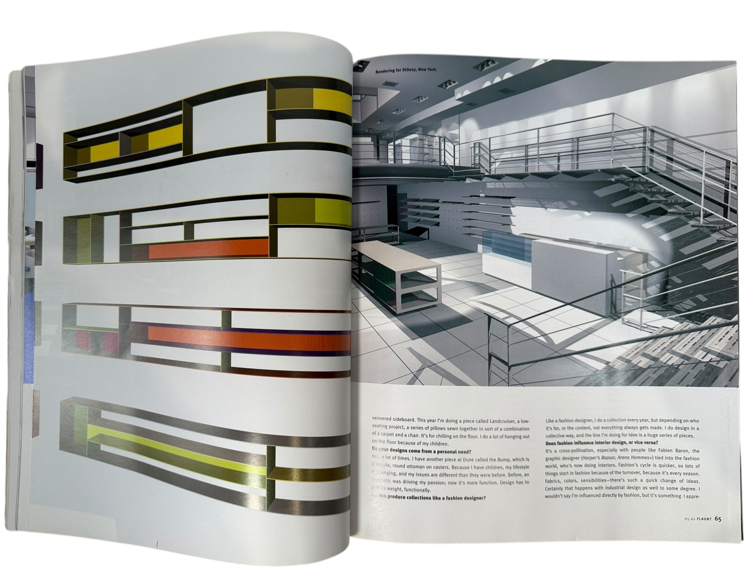 Flaunt Magazine May 2001 Music Issue featuring R.E.M., Depeche Mode, and Missy Elliott. Collectible early-2000s pop culture magazine, Issue #24.