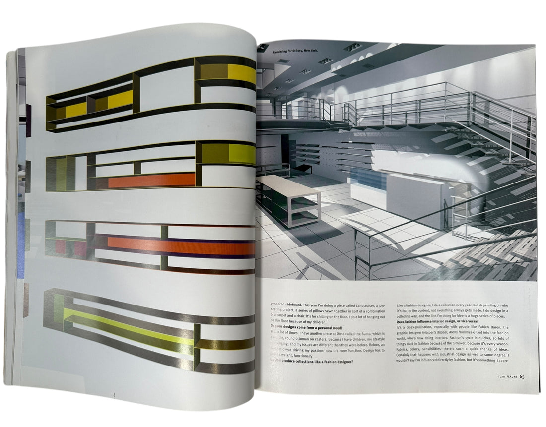 Flaunt Magazine May 2001 Music Issue featuring R.E.M., Depeche Mode, and Missy Elliott. Collectible early-2000s pop culture magazine, Issue #24.