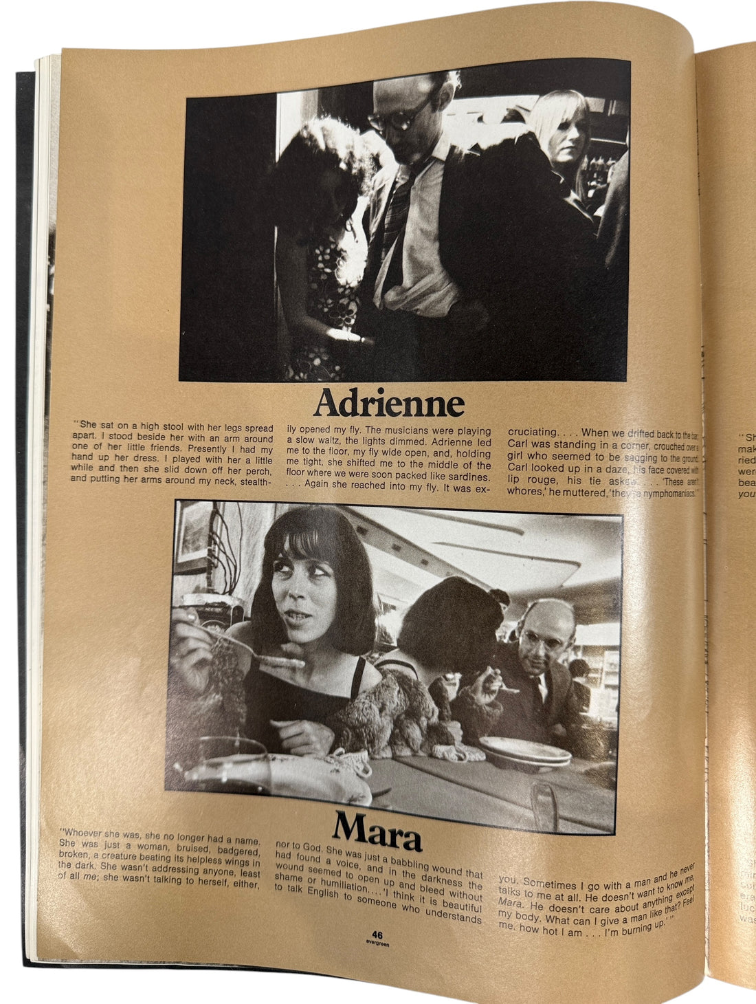 Evergreen Review December 1970 Issue #85 featuring Henry Miller, Eugène Ionesco &amp; Austin C. Clarke with a striking George Adams cover photo