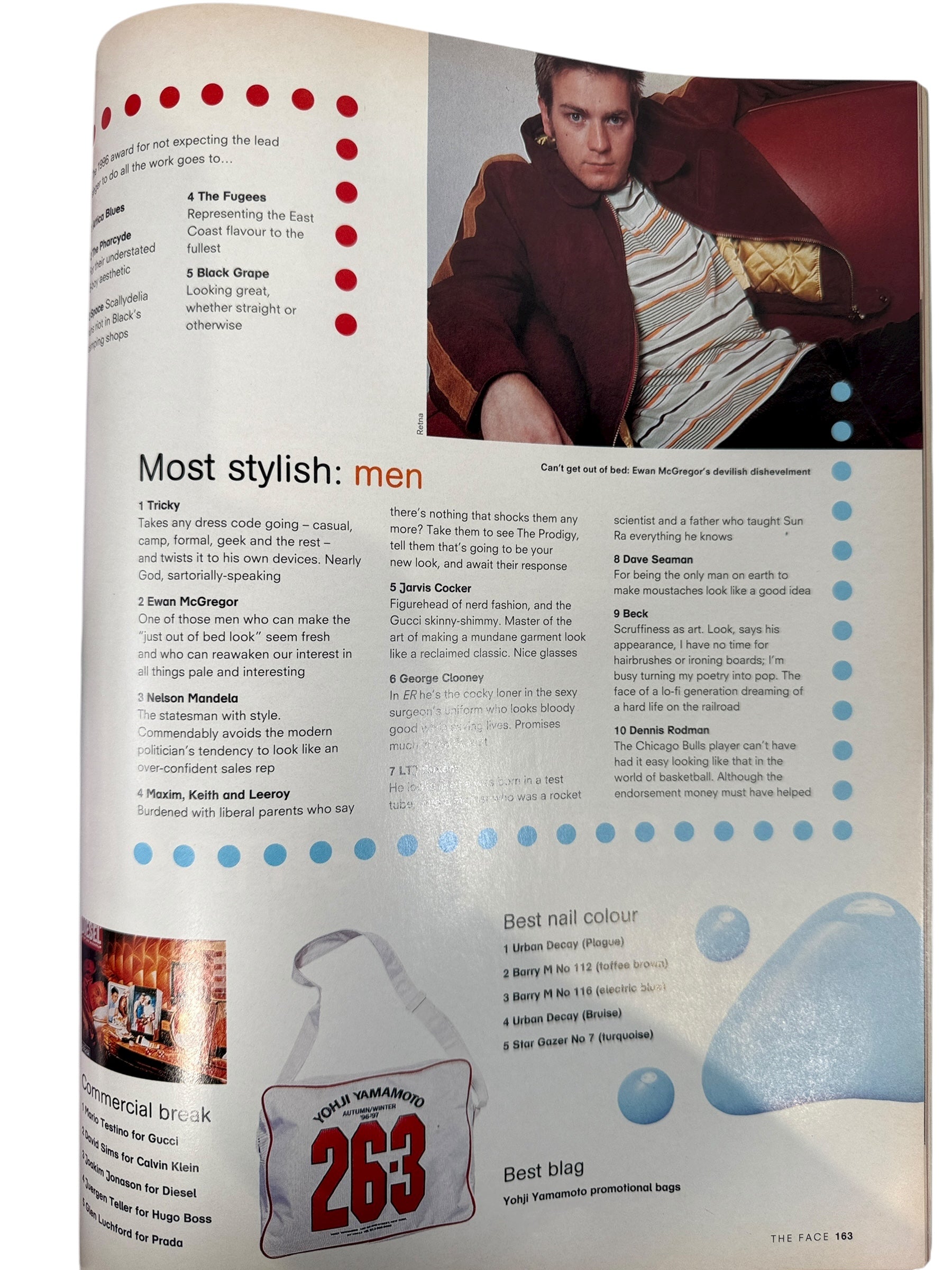 The Face Magazine Sept 1996 issue featuring The Charlatans and Tim Burgess. Classic Britpop-era style, music, and culture. Excellent vintage condition.