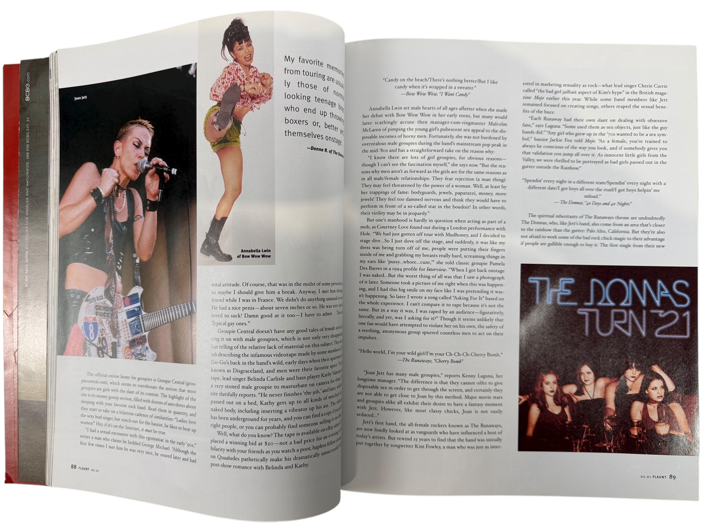 Flaunt Magazine February 2001 Kiss Me Issue  No. 21