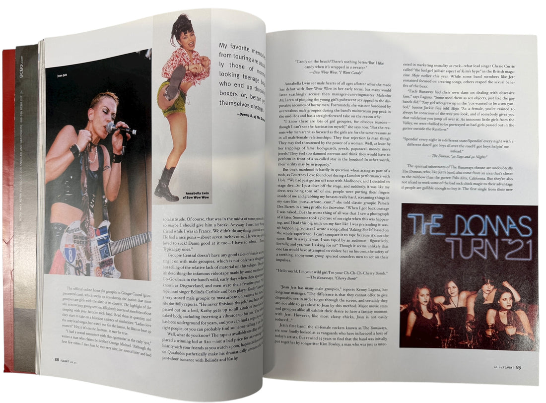 Flaunt Magazine February 2001 Kiss Me Issue  No. 21