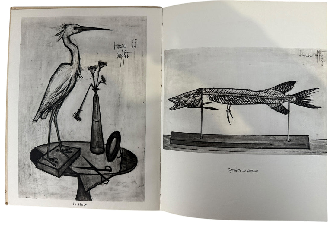 Vintage 1960 Bernard Buffet Art et Style monograph with plates and text by Bergé. Good condition. French art book collectible. Ships from Canada.