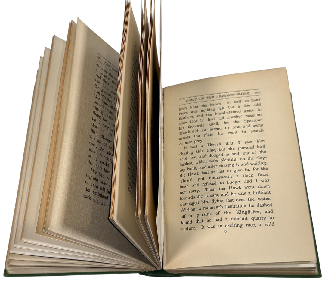 Early 1900s Oliver G. Pike wildlife photography book with 60 images and gilt cloth cover. Canadian Bell &amp; Cockburn edition in strong condition.