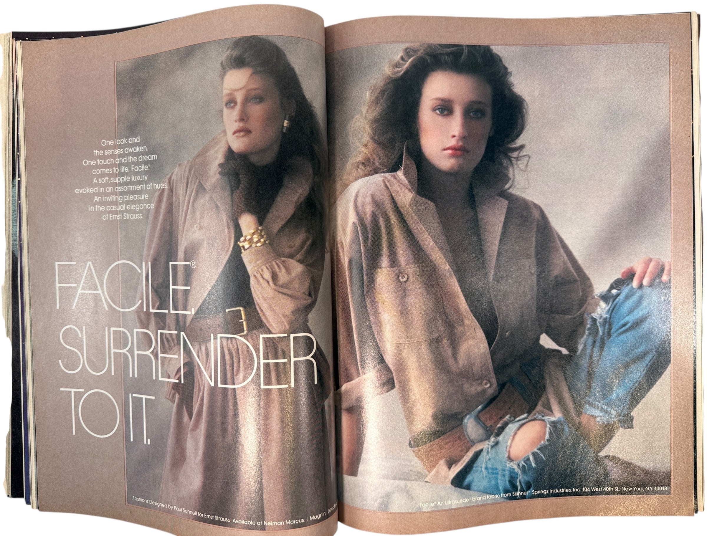 VOGUE BOOK(1985年) November 1985 VOGUE MAGAZINE - Etsy