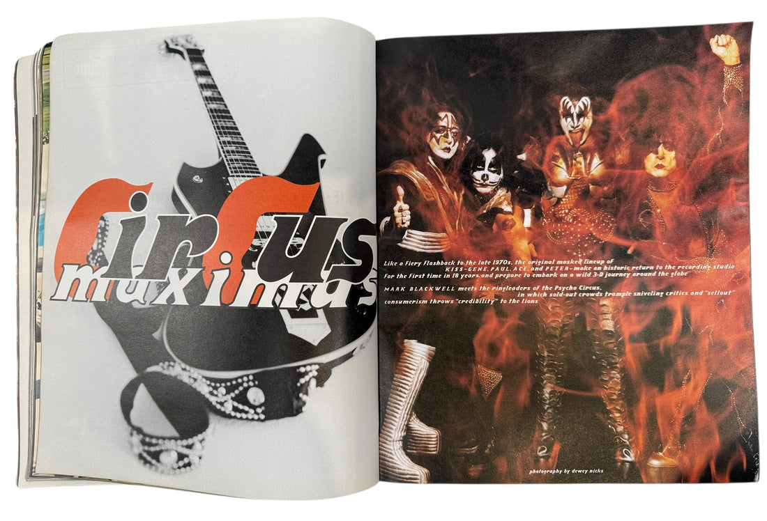 Ray Gun Magazine No.60 – KISS Cover 6th Anniversary (1998) W/ Poster