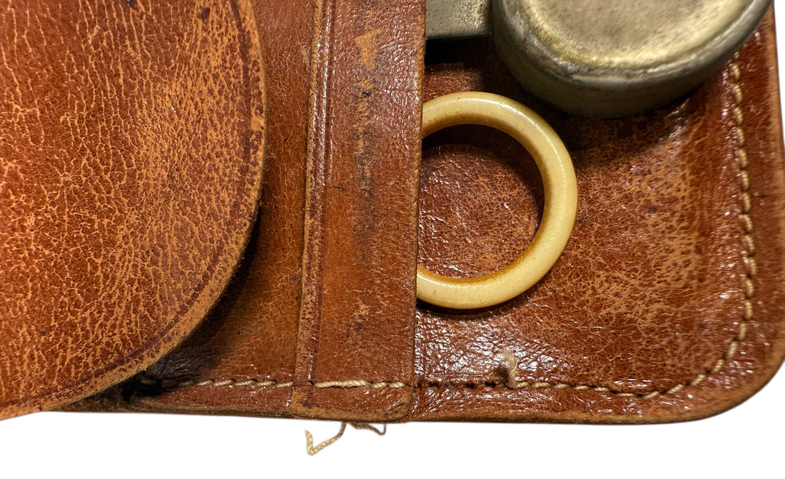 WWII-Era U.S. Postal Rate Card & Handheld Letter Scale – Metal with Original Chart