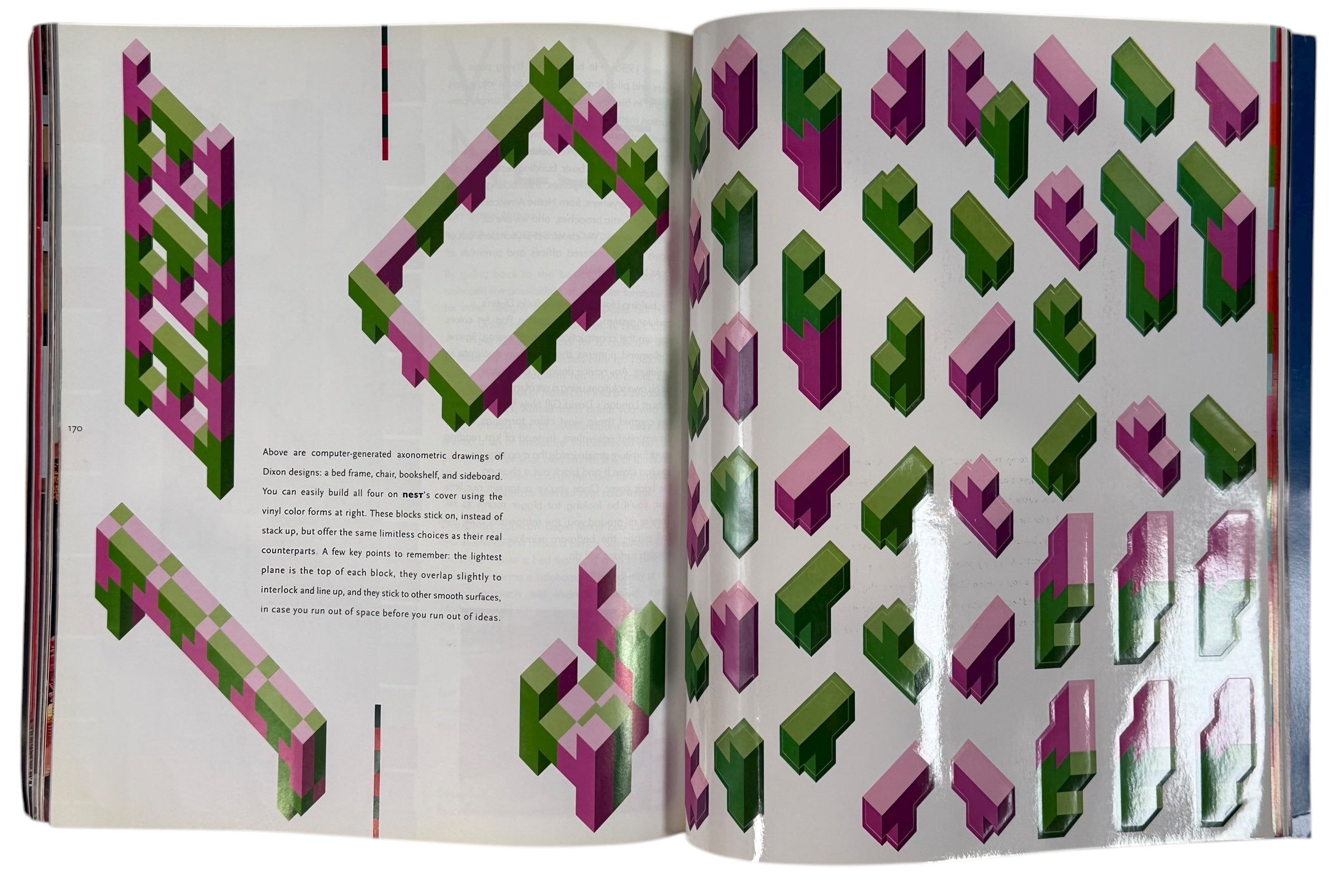 Collectible Nest Magazine Issue #7 (Winter 1999–2000). Bold interiors quarterly edited by Joseph Holtzman. Rare “Free Toy” concept cover.