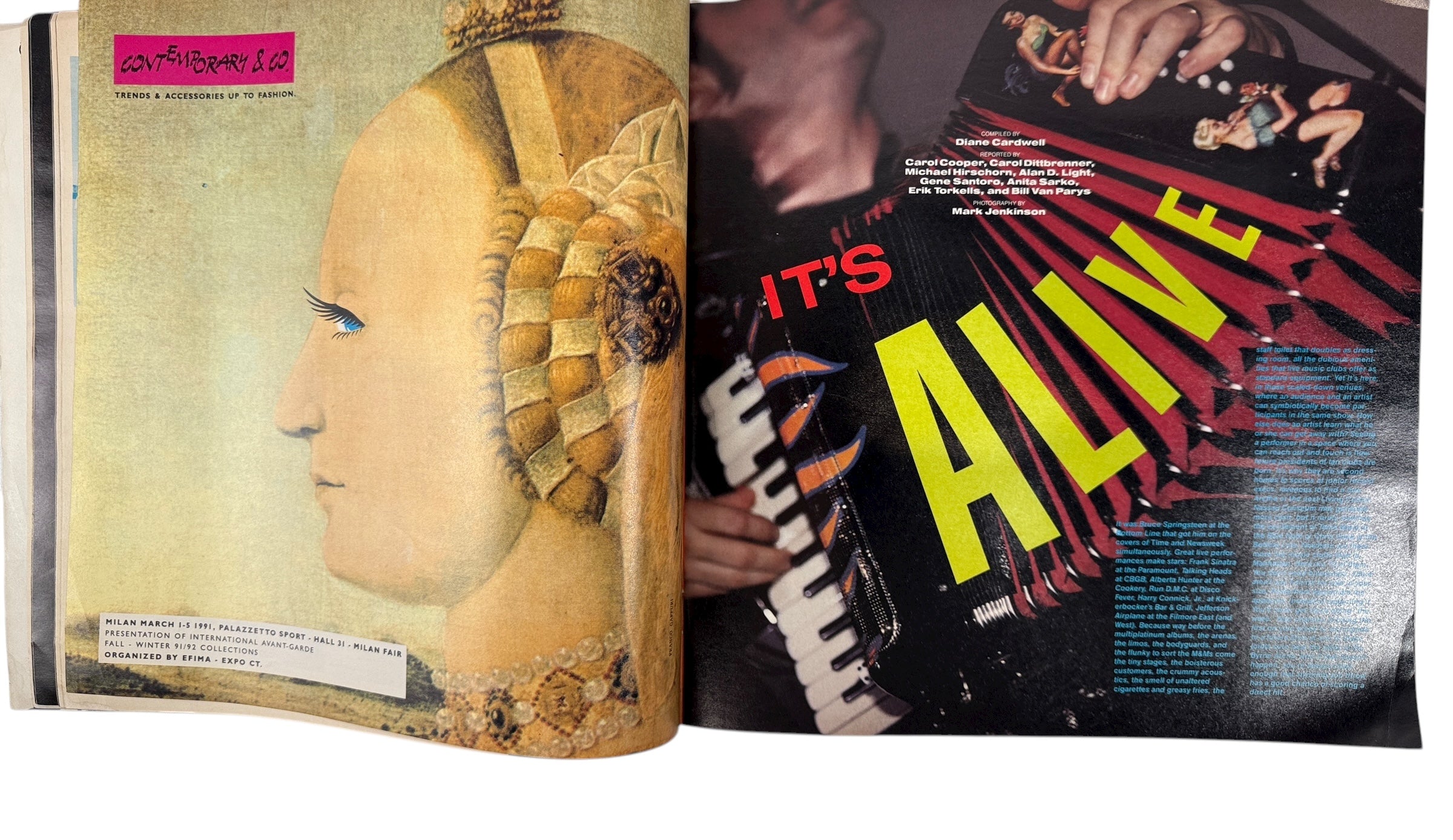 Egg Magazine March 1991 with Vanessa Williams cover. Rare collectors issue featuring ’90s fashion, She-Rap, and pop culture highlights.