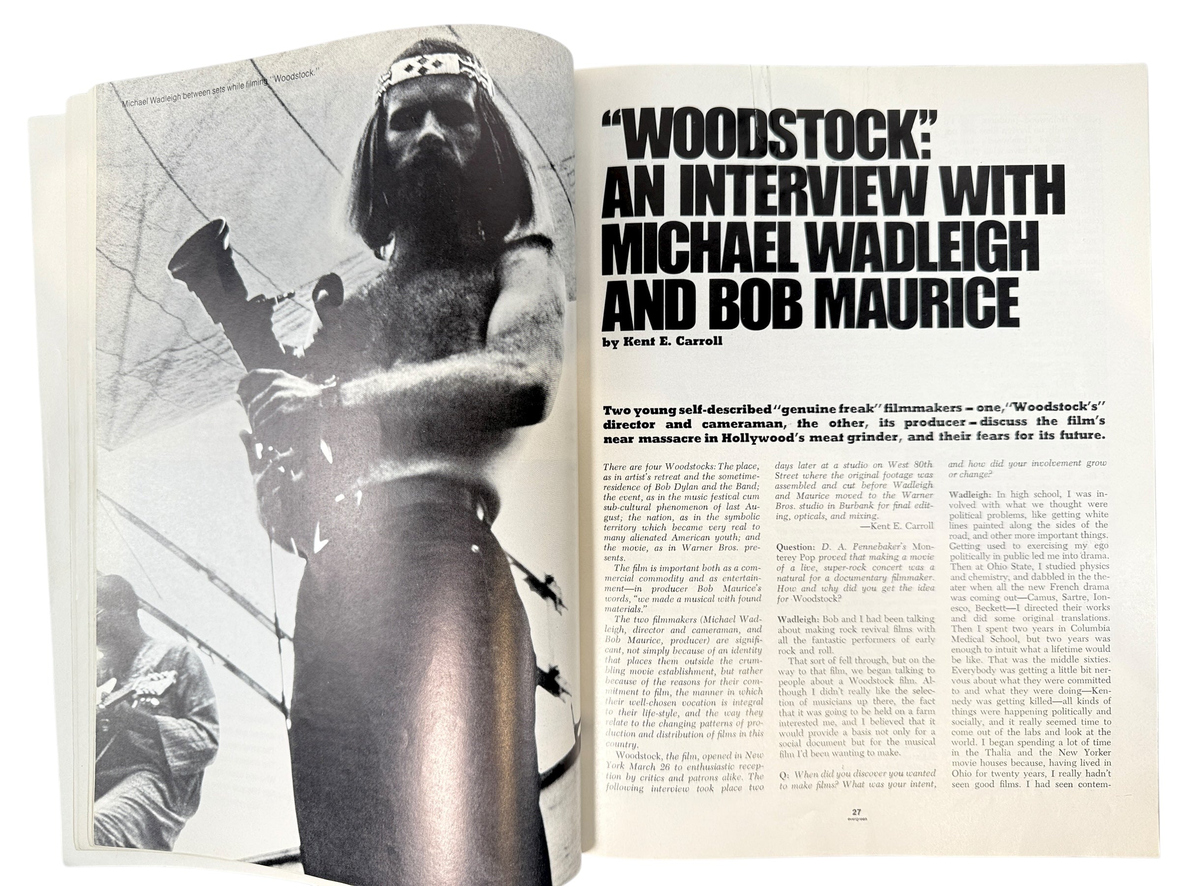 Evergreen Review No. 81 (Aug 1970) featuring Allen Ginsberg &amp; Peter Orlovsky. Iconic Beat-era issue with Avedon and Dennis Hopper features.