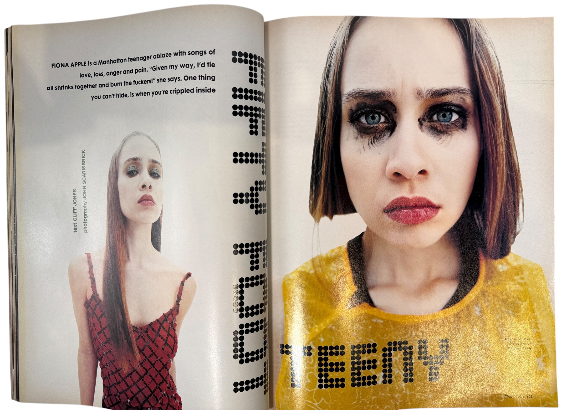 The Face Magazine Sept 1996 issue featuring The Charlatans and Tim Burgess. Classic Britpop-era style, music, and culture. Excellent vintage condition.