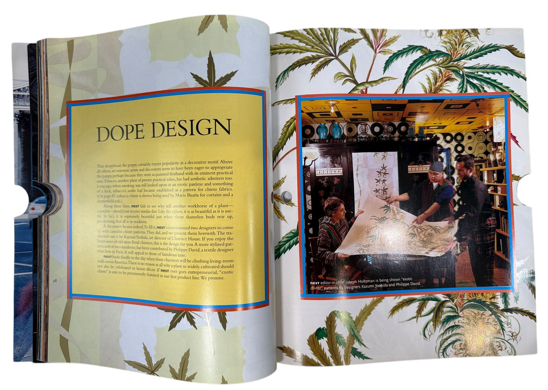 Summer 2001 Nest magazine “Joint Issue” featuring Rei Kawakubo of Comme des Garçons—a rare, collectible avant-garde interiors edition.