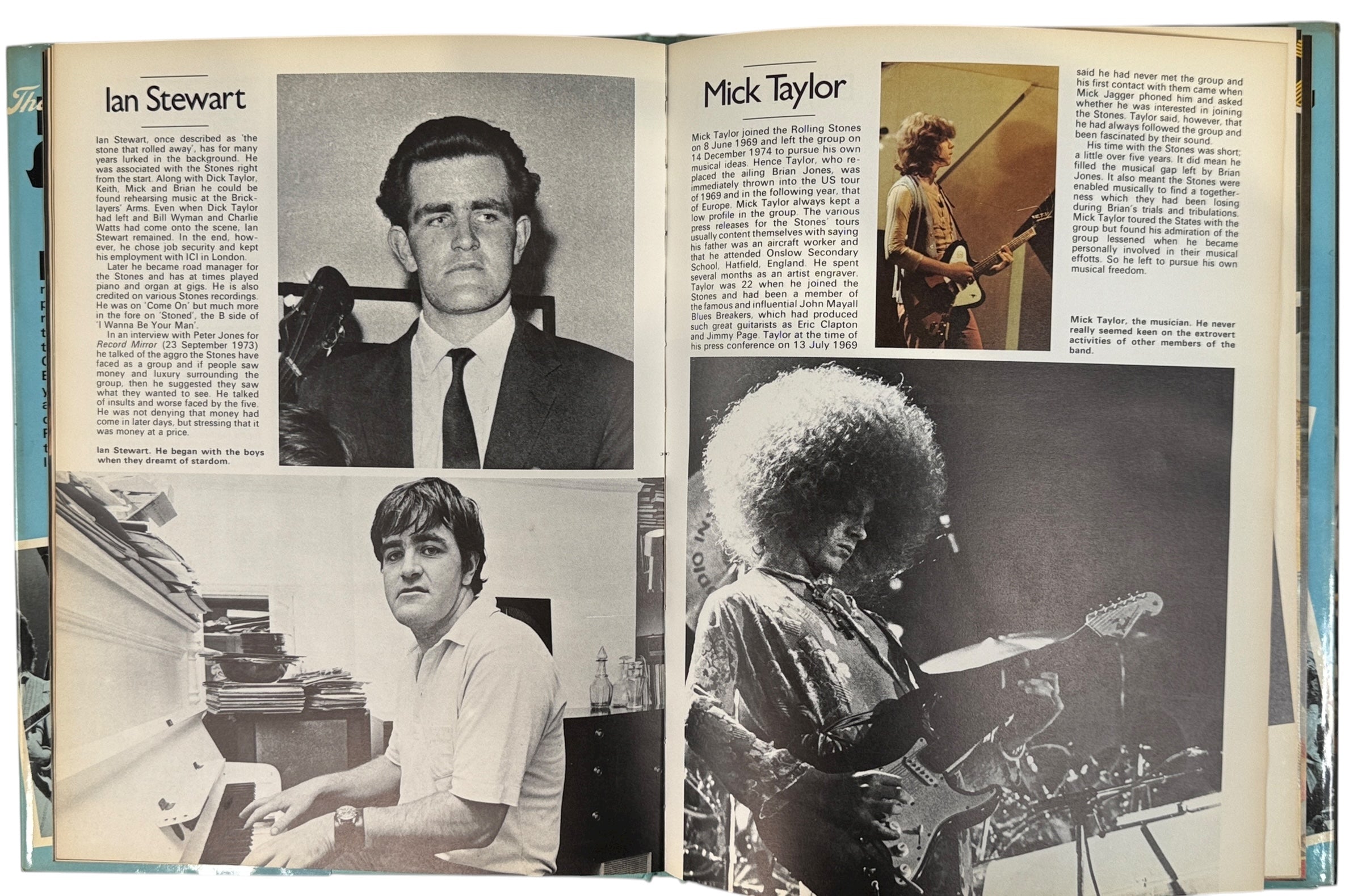 Vintage 1976 Rolling Stones photo book by Tony Jasper. 100+ color &amp; b/w images of Mick Jagger &amp; band. UK Octopus edition in great shape.