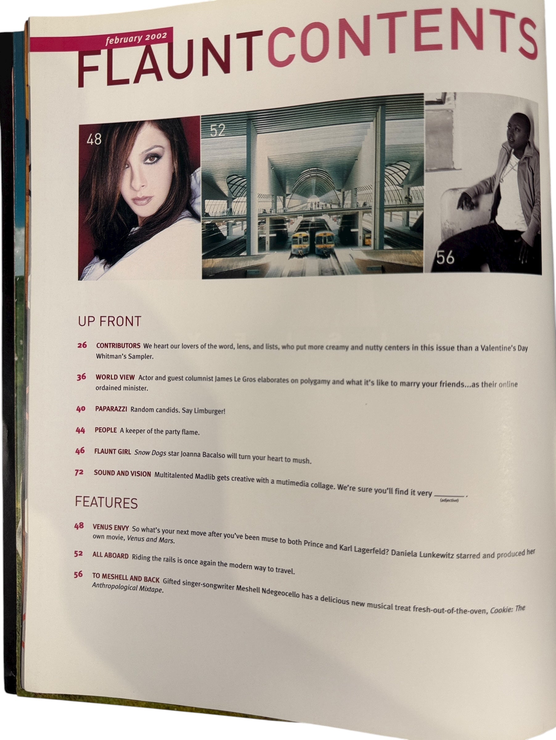 Flaunt Magazine February 2002 James King Men’s Issue. Bold Queen of Hearts cover, VG condition, culture and fashion features. Collectible early 2000s Flaunt.