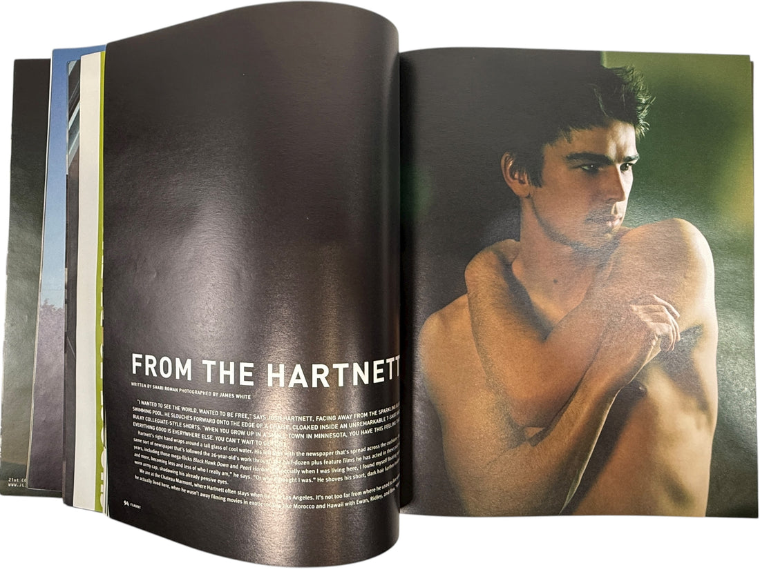 Flaunt Magazine Issue 56 Heart to Hartnett Josh Hartnett