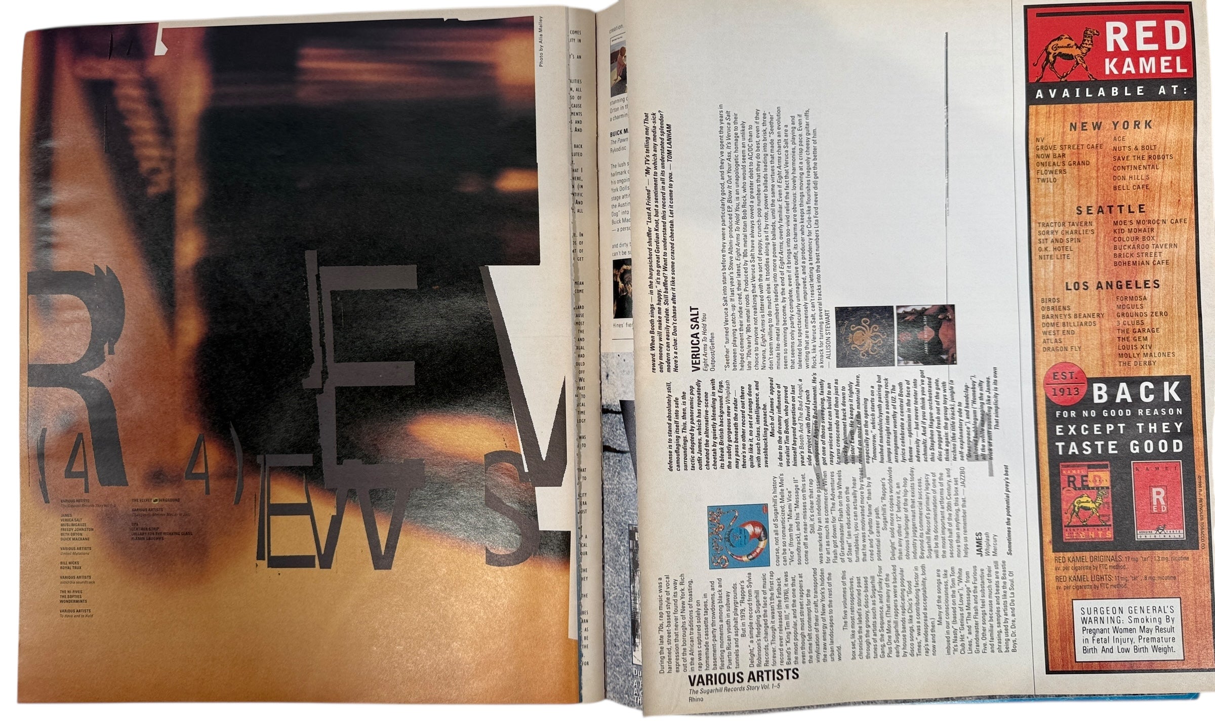 Ray Gun Issue 44 from March 1997 featuring David Bowie. Iconic 1990s music and design magazine with Ballard and Cronenberg. Vintage original.