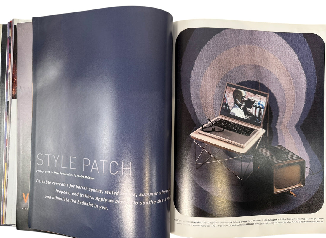 Flaunt Magazine April 2001 Issue #23 featuring Christina Ricci, Gorillaz &amp; Ethan Suplee. Early 2000s cult magazine collectible in good condition.