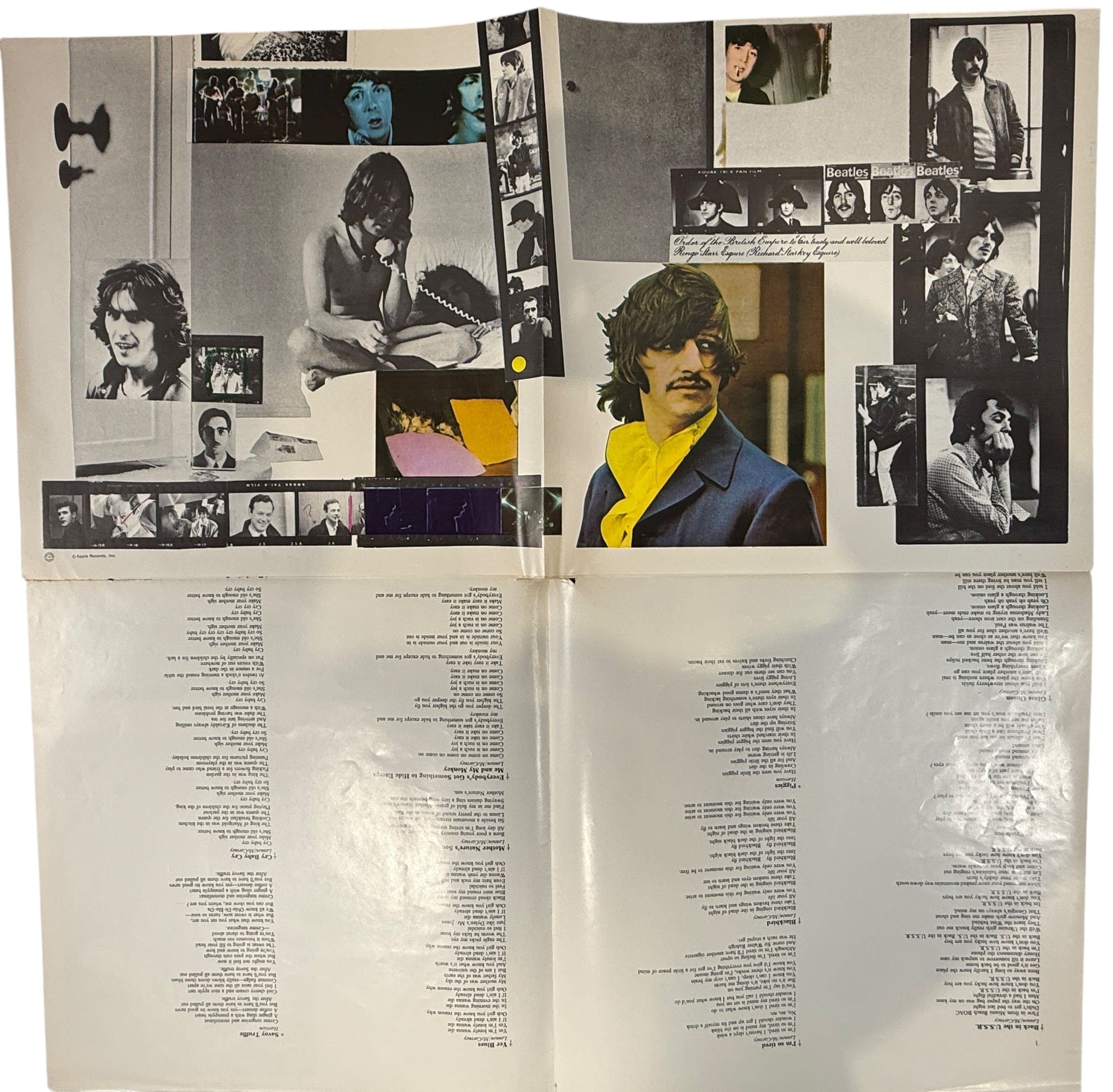 The Beatles – White Album 2×LP Complete Set – Canadian Capitol Pressing SWBO-101, Cover: G , Albums, NM.