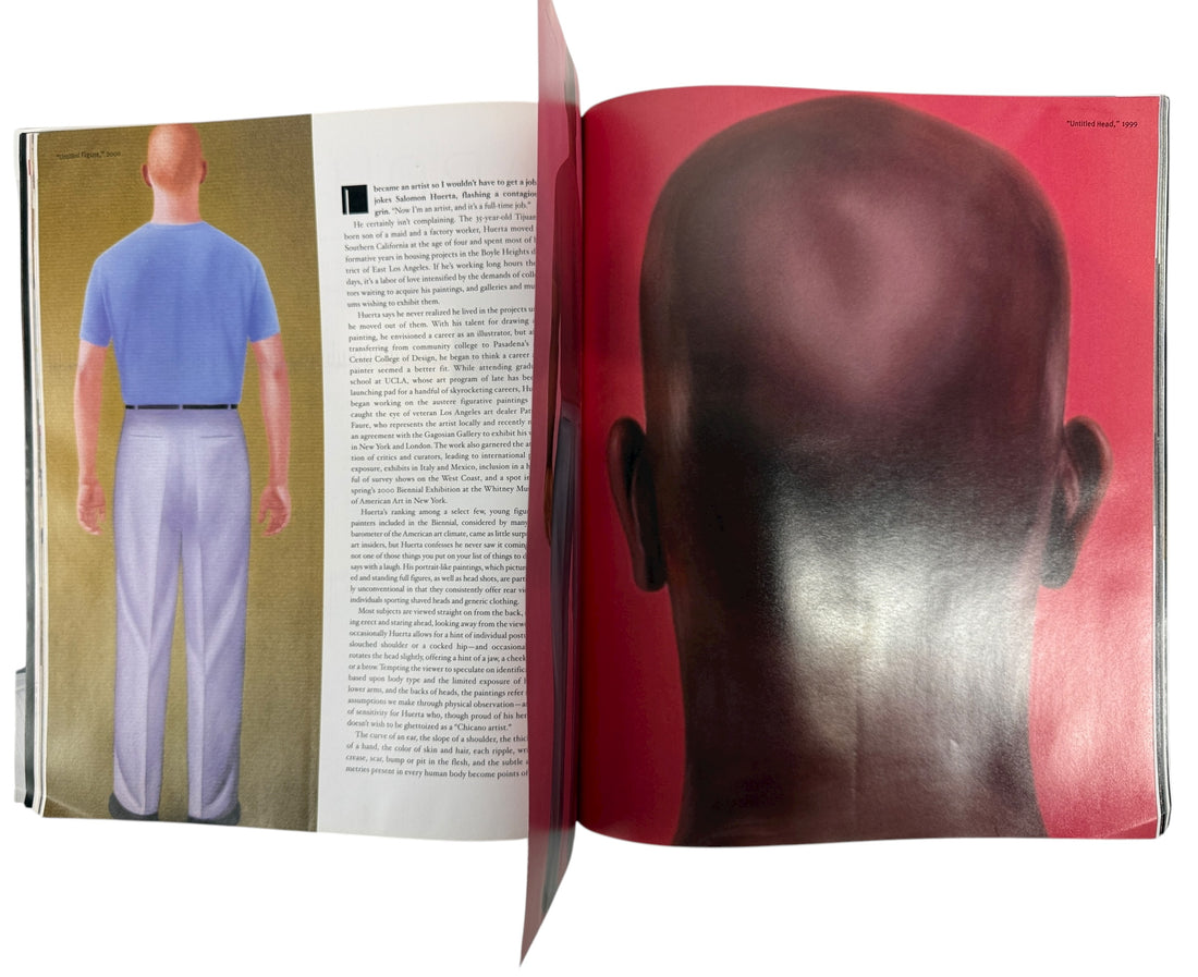 Flaunt Magazine Second Anniversary Nov 2000. Gold-foil mosaic cover, VG condition, clean pages. Rare early collector issue for fashion and design fans.