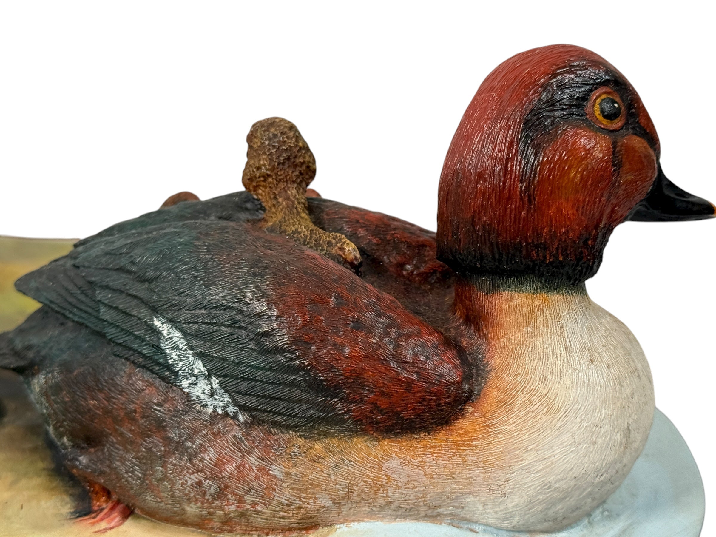 Bossons Crown Collection – “First Outing” Golden Eye Ducks (1980) Hand-Painted. #42