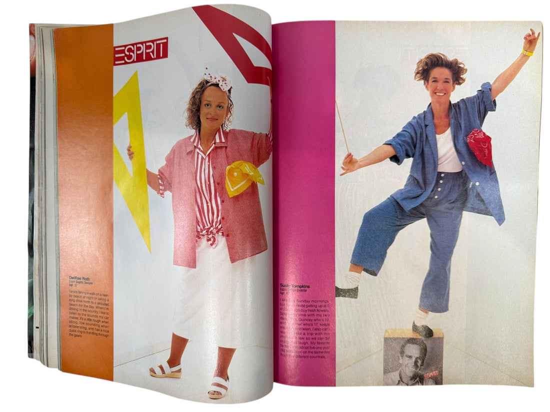 Vintage Vogue US February 1985 featuring Brooke Shields. Classic 80s spring fashion and beauty editorials. Original issue with visible spine wear.