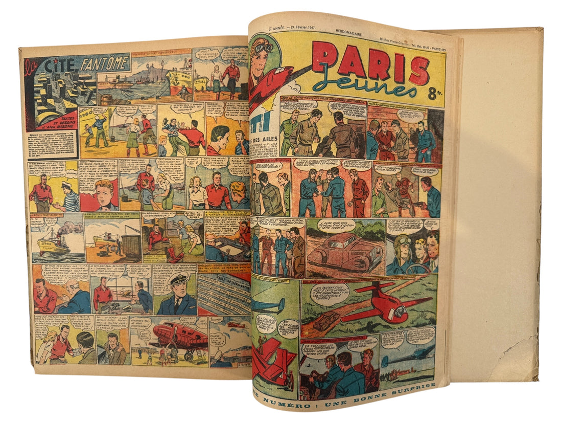 Album Paris Jeunes n°2 – Bande dessinée française vintage 1946-47