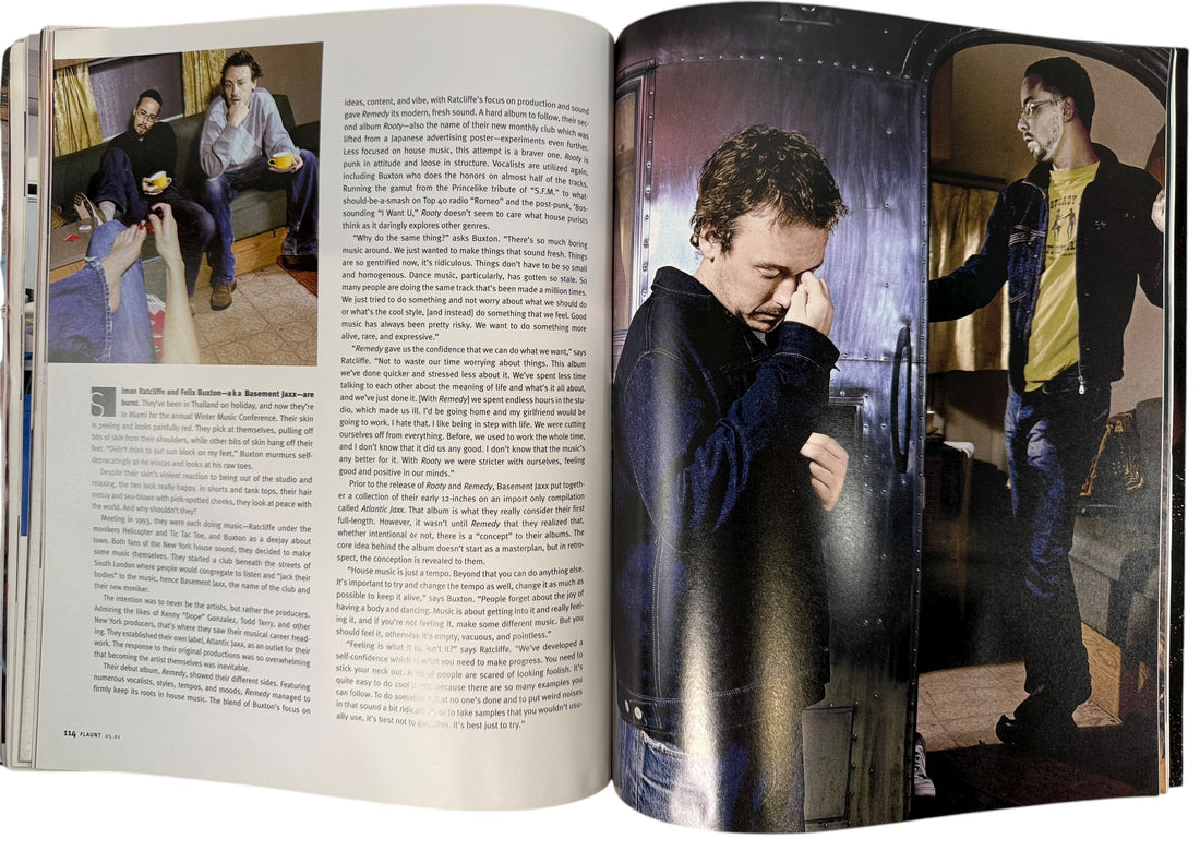 Flaunt Magazine, May 2001 , Music Issue, “R.E.M., Depeche Mode, Missy” #24