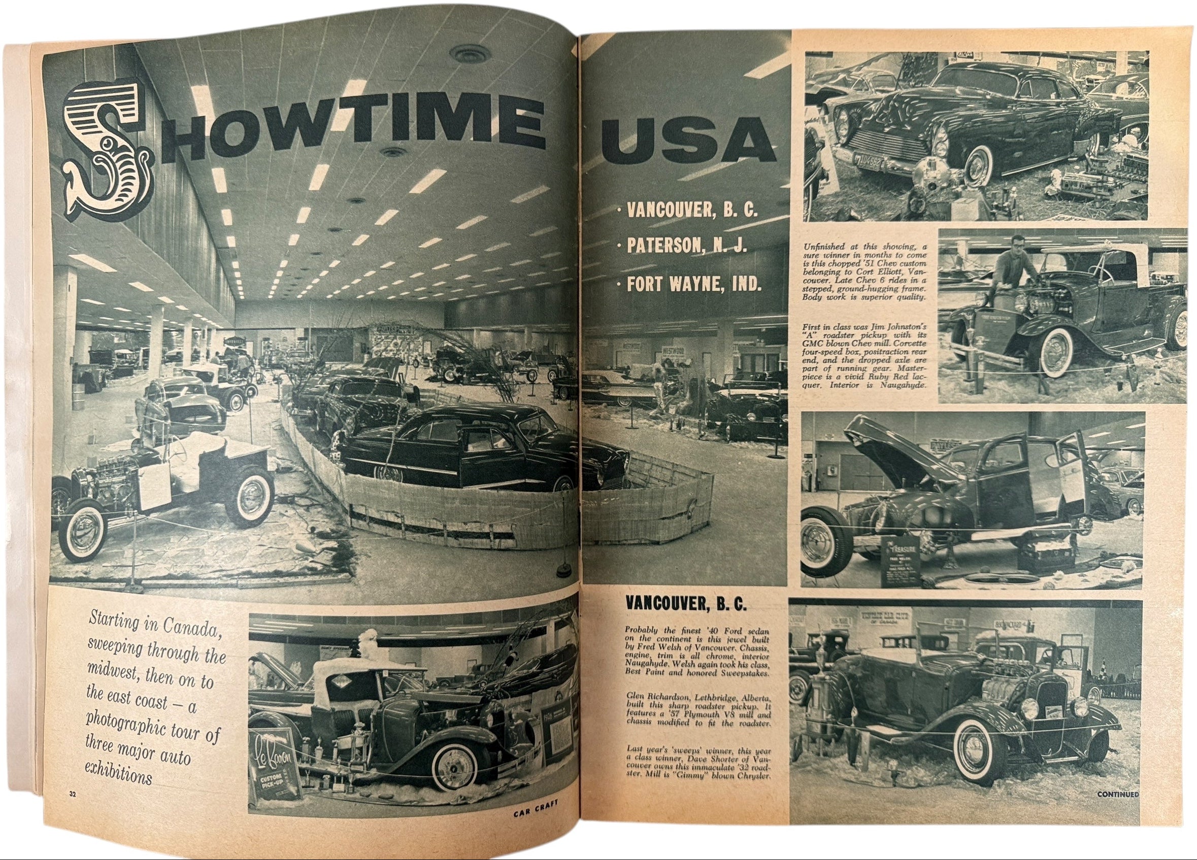 Vintage Car Craft magazine lot Sept 1961 & Sept 1962. Classic hot-rod builds, drag racing, tech tips, custom culture. Great for collectors and garage décor.