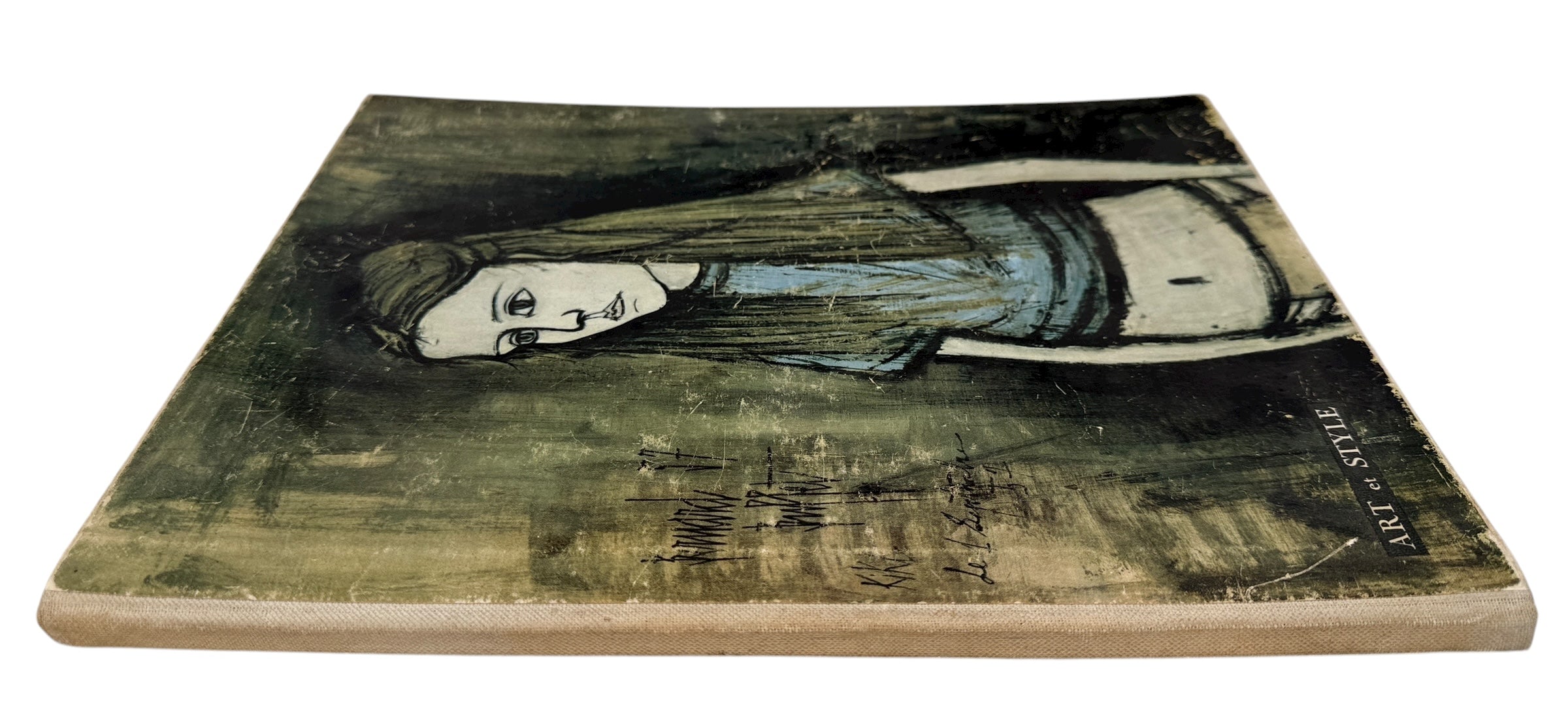 Vintage 1960 Bernard Buffet Art et Style monograph with plates and text by Bergé. Good condition. French art book collectible. Ships from Canada.