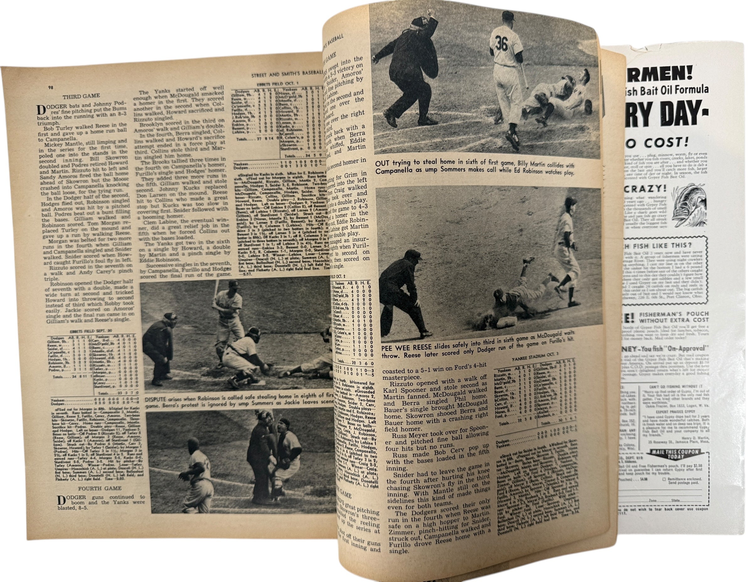 1956 Street &amp; Smith Baseball Yearbook with Duke Snider and Mickey Mantle cover, rosters, stats, and vintage MLB features. Classic 1950s baseball collectible.