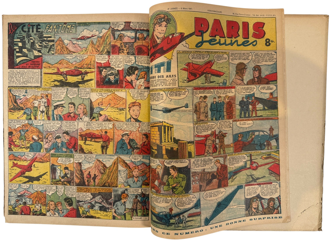 Album Paris Jeunes n°2 – Bande dessinée française vintage 1946-47