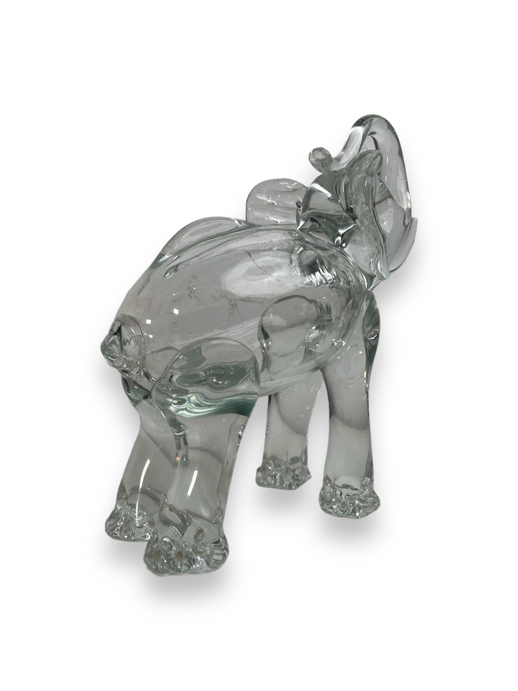 Vintage Murano 10" Art Glass Elephant Sculpture