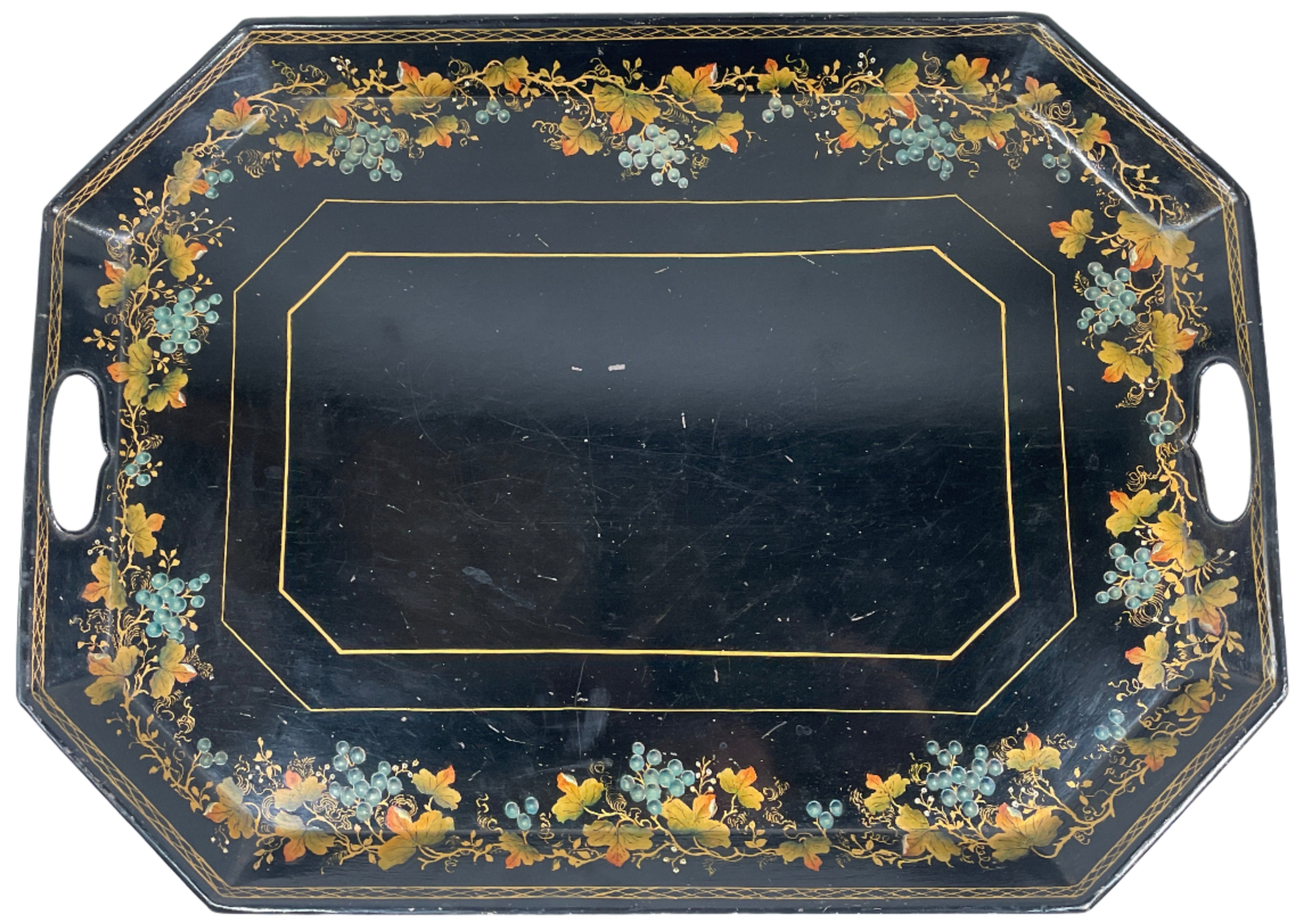 Vintage Decorative Serving Platter, 1952 Blanche Wood