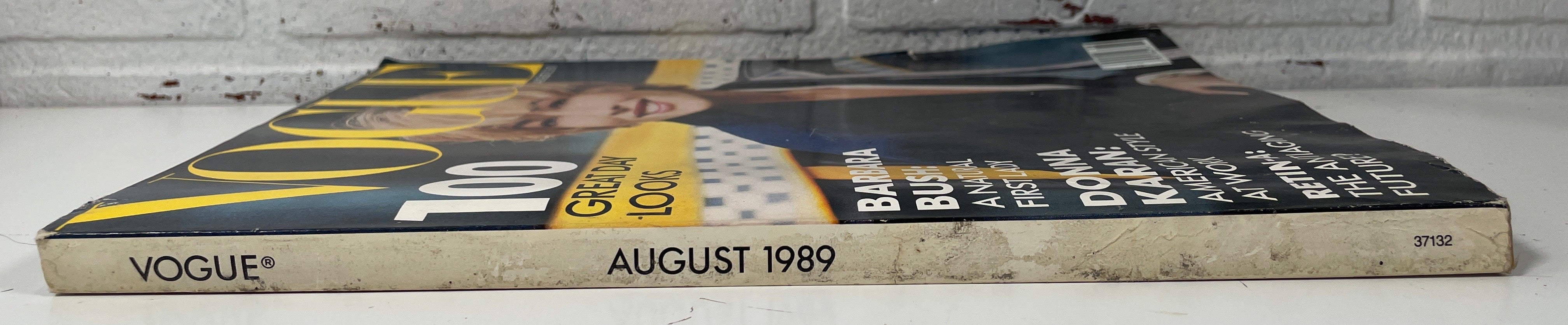 Vogue Vintage Août 1989 Tatjana Patitz- Top Model