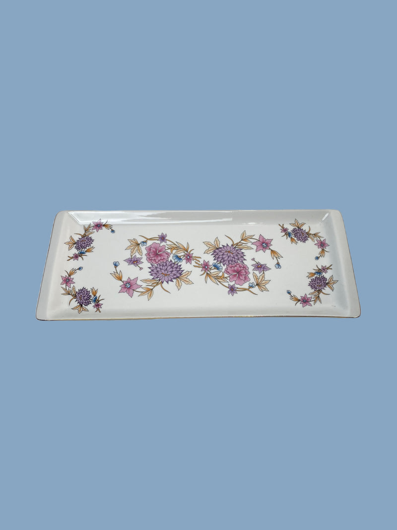 Hollohaza Sandwich Platter in Porcelain