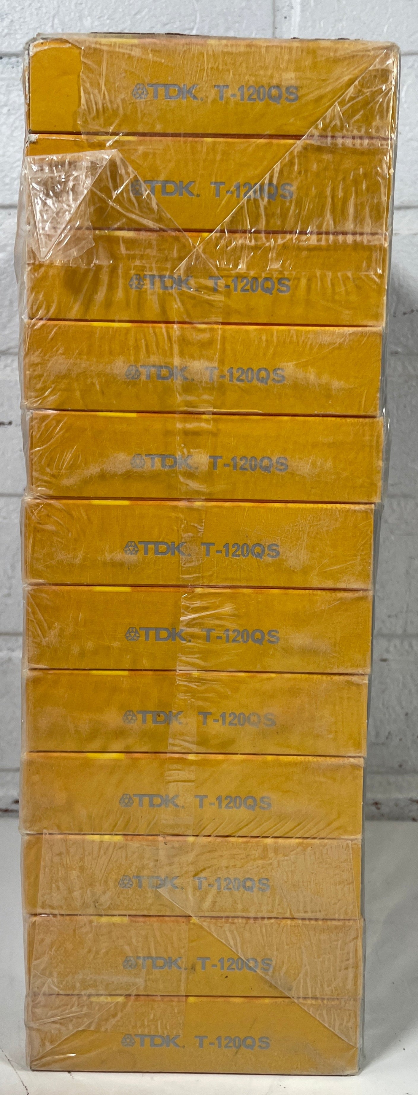 Pack of 12 TDK Premium Quality VHS T-120 QS 6 Hour Sealed Tapes