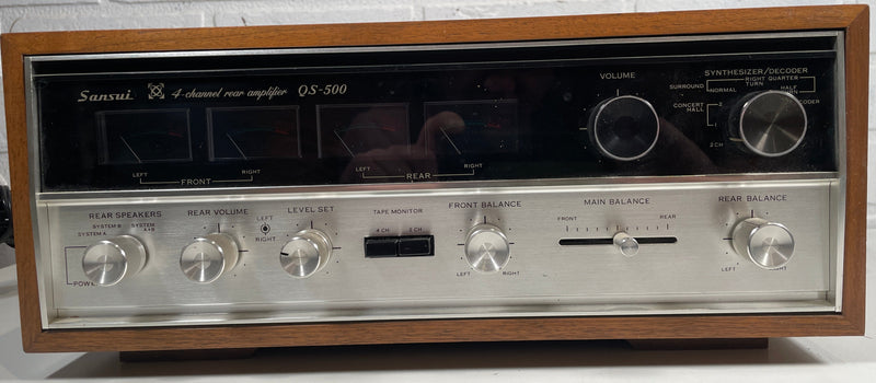 Amplificateur arrière SANSUI QS-500 vintage, testé, fonctionne