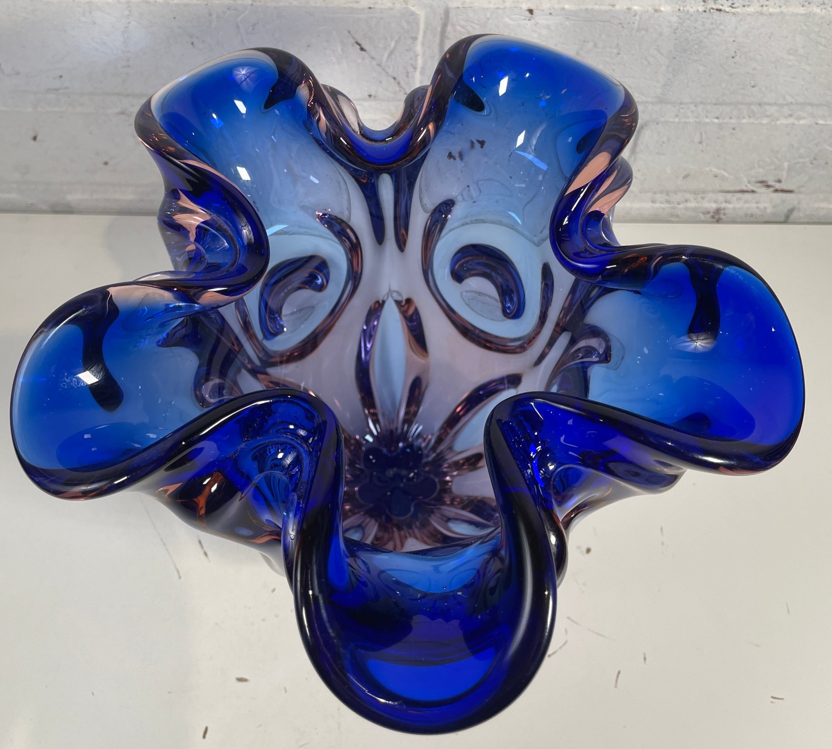 Vintage MCM Vase, Josef Hospodka Chribska Studio. Made in Czechoslovakia