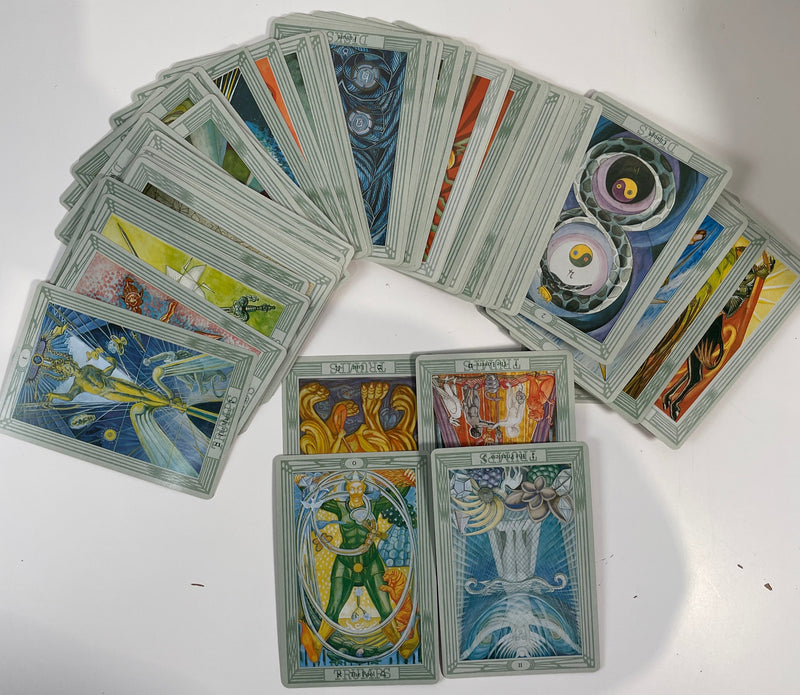 Aleister Crowley THOTH Tarot Deck. 1978/1983. Large Cards 3.75 x 5.5